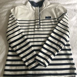LL Bean Rugby Stripe Pullover
